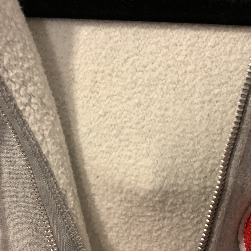 Champion Collegiate Embroidered Logo Grey Hoodie Zip Up XSmall - Picture 4 of 6